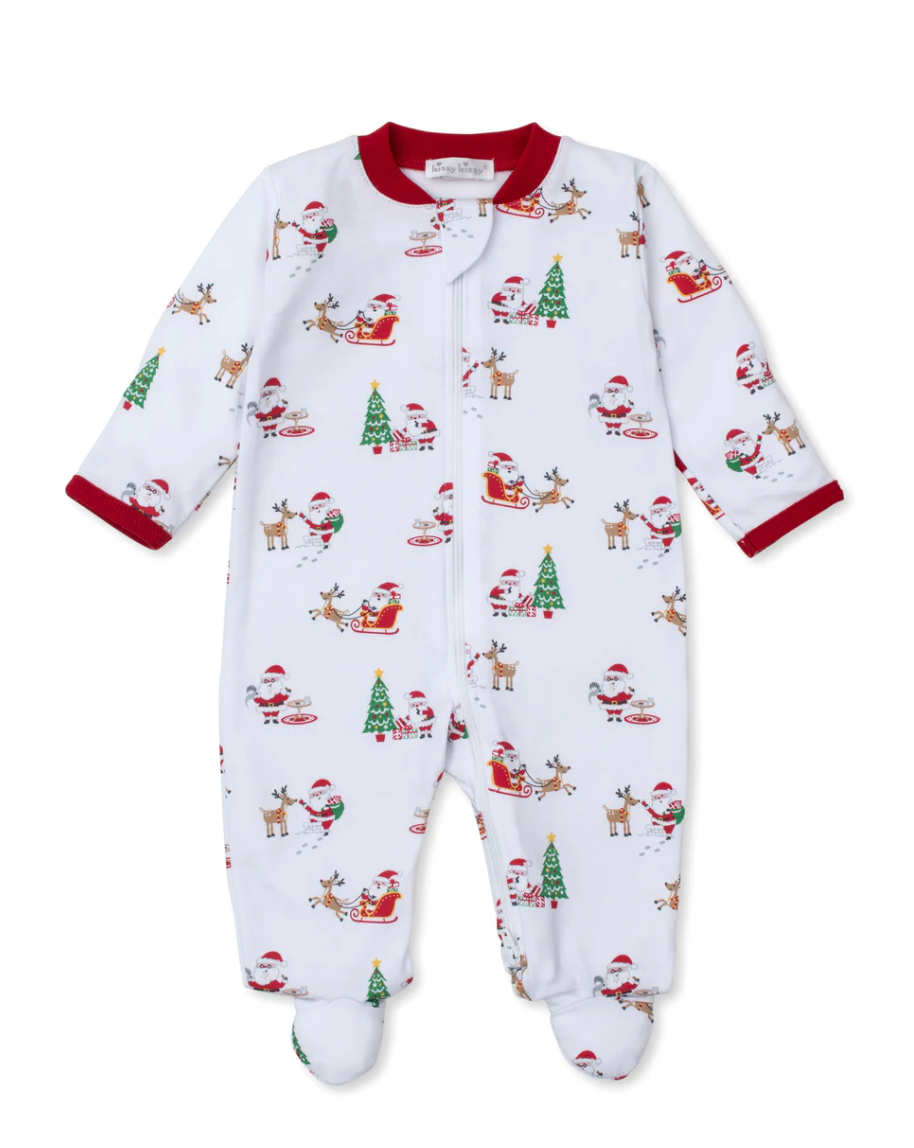 Christmas Magic Footie w/ Zip prt