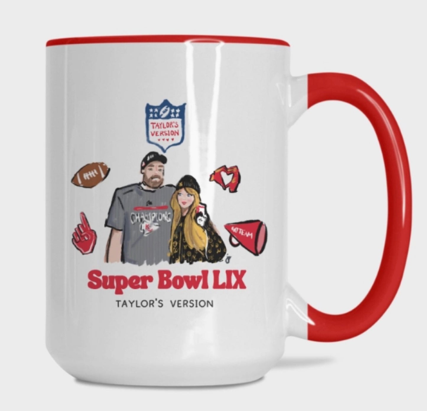 Super Bowl 2025 LIX (taylor's version) Mug