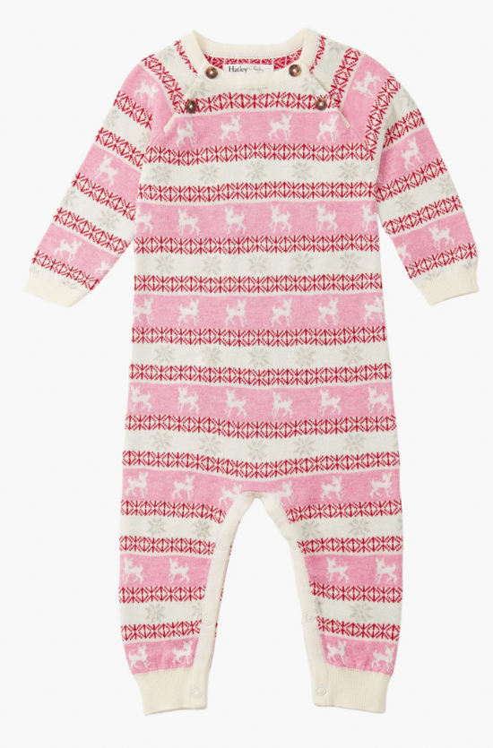 Baby Doe Fair Isle Sweater Romper