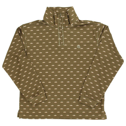 PERFORMANCE HALF ZIP-FISH