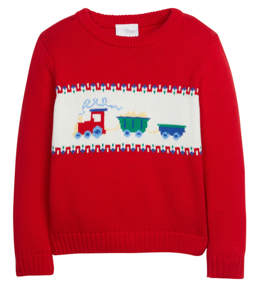 Intarsia Sweater Train