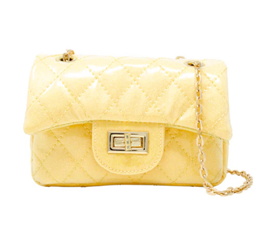 Classic Quilted Sparkle Mini Bag