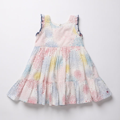 girls kelsey dress - fireworks