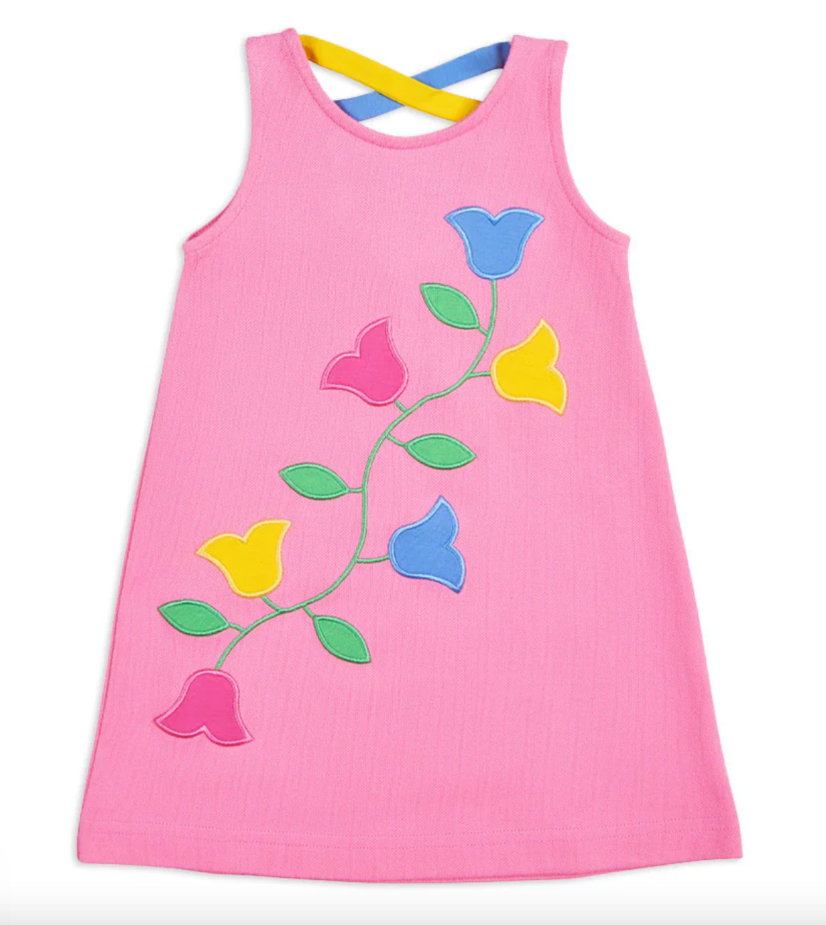 Knit Dress with Tulips 12M-8