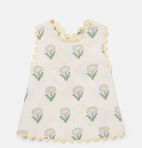 daisy top with ric rac detail